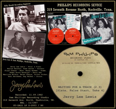 JERRY LEE LEWIS  - WAITING FOR A TRAIN (2.3) [SLATE, FALSE START, TAKE 4]