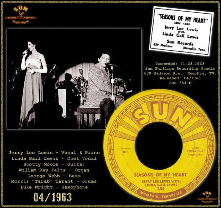 JERRY LEE LEWIS WITH LINDA GAIL LEWIS  - SEASONS OF MY HEART [MASTER TAKE 1]