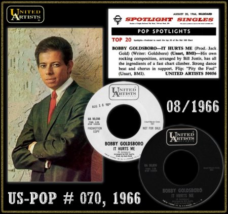 BOBBY GOLDSBORO - IT HURTS ME