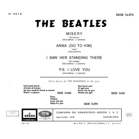 k-EP The Beatles arr b DSOE 16 573 Spain.jpg