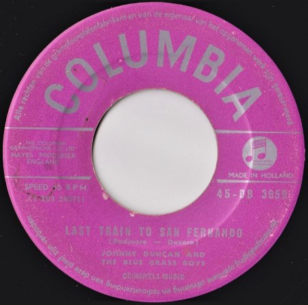 JOHNNY DUNCAN & The Bluegrass Boys - Skiffle Music