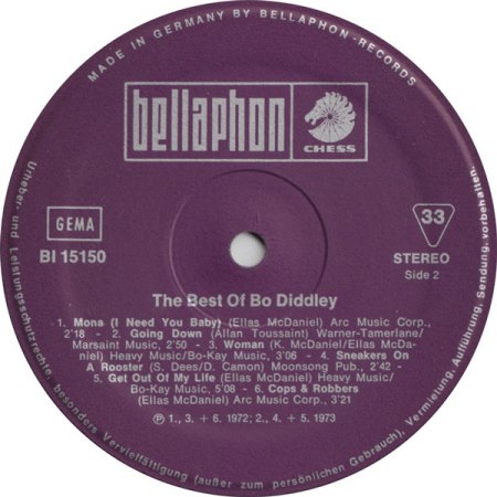 BO DIDDLEY - LP's