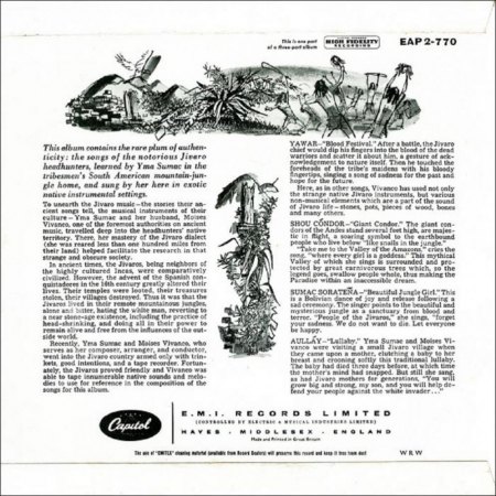 YMA SUMAC, das Stimmwunder auf Schallplatte