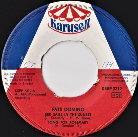 FATS DOMINO - EPs weltweit