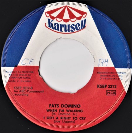 FATS DOMINO - EPs weltweit