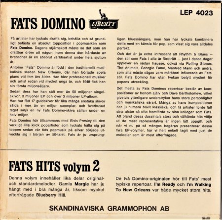 FATS DOMINO - EPs weltweit