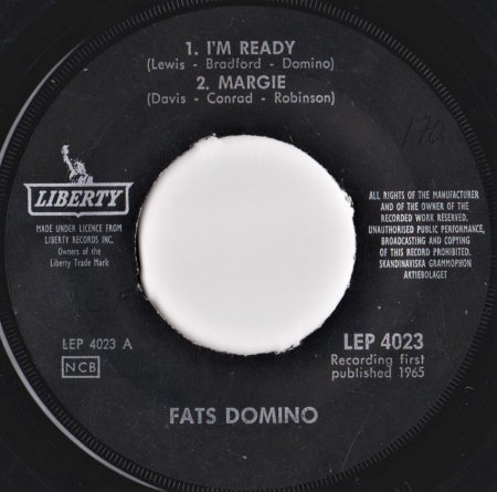 FATS DOMINO - EPs weltweit