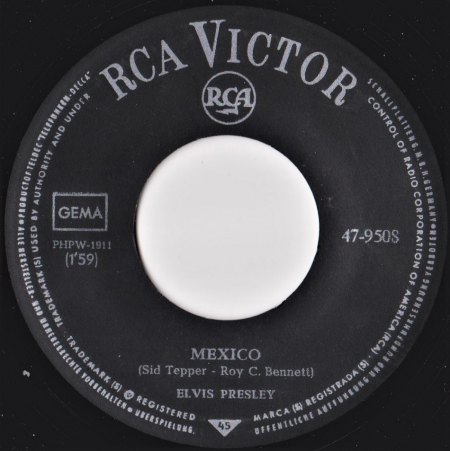 ELVIS MEXICO 1963