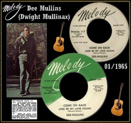 DEE MULLINS - COME ON BACK (AND BE MY LOVE AGAIN)