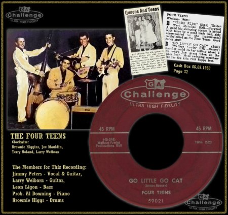 FOUR TEENS - GO LITTLE GO CAT