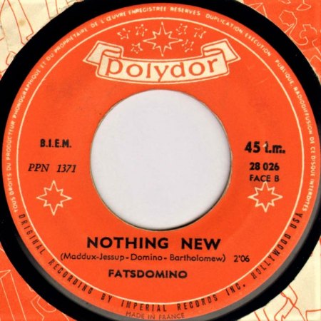 Fats Domino auf Polydor (und London Lateinamerika)