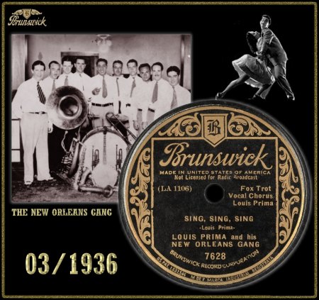 LOUIS PRIMA - SING SING SING (BRUNSWICK)