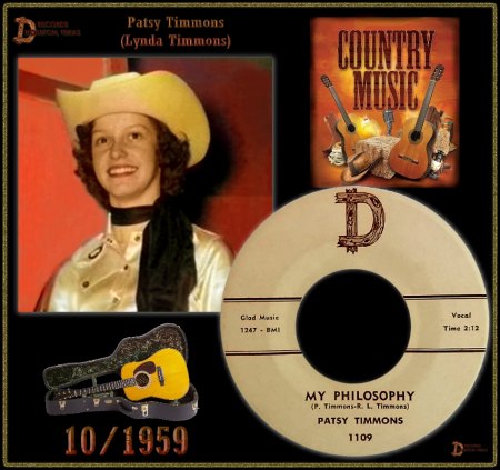 PATSY TIMMONS (LYNDA TIMMONS) - MY PHILOSOPHY