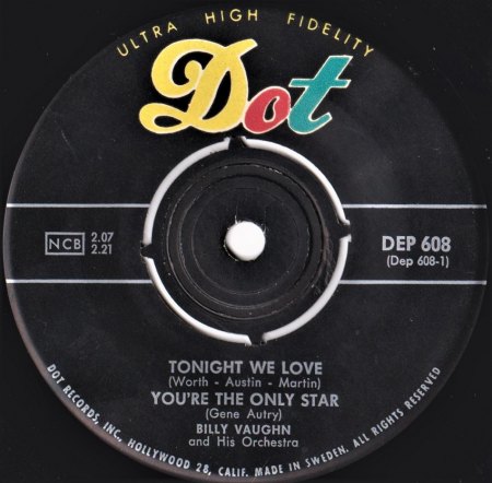 Billy Vaughn auf Vogue (Dot)