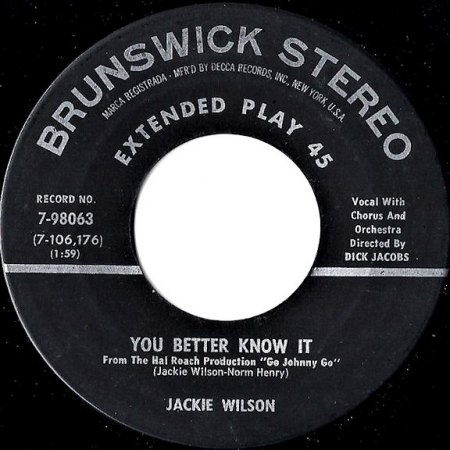 JACKIE WILSON - Lonely Teardrops u. a.