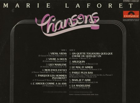 MARIE LAFORET