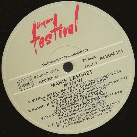 MARIE LAFORET