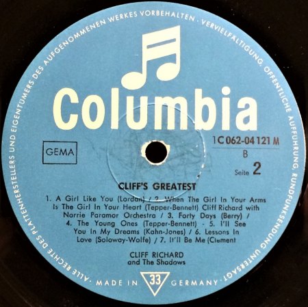 CLIFF´S GREATEST