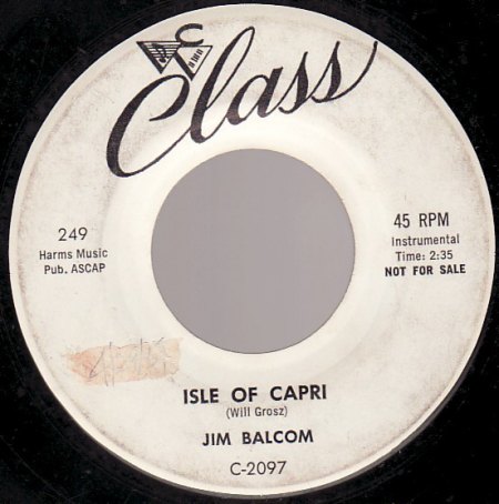 'HANDSOME' JIM BALCOM