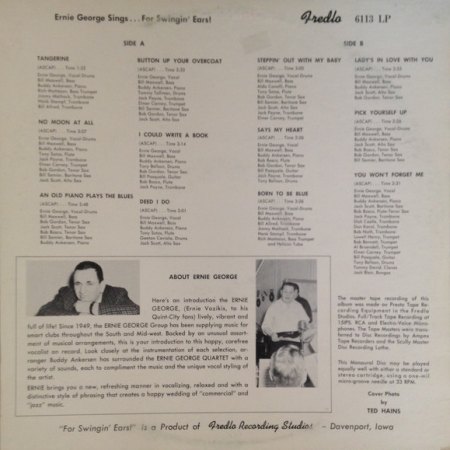 ERNIE GEORGE QUARTET