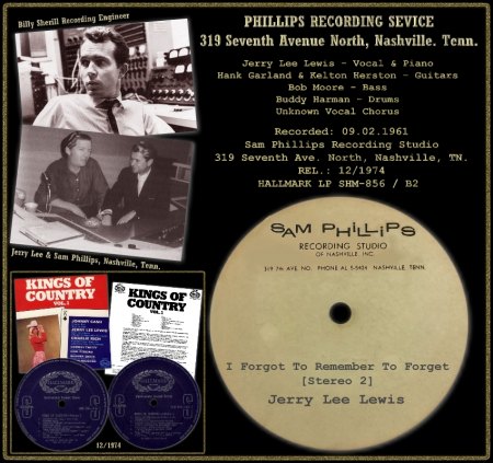 JERRY LEE LEWIS  - I FORGOT TO REMEMBER TO FORGET (S2)