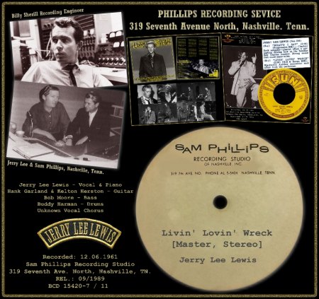 JERRY LEE LEWIS  - LIVIN' LOVIN' WRECK [MASTER] (S)