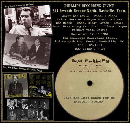 JERRY LEE LEWIS  - SAVE THE LAST DANCE FOR ME [MASTER] (S)
