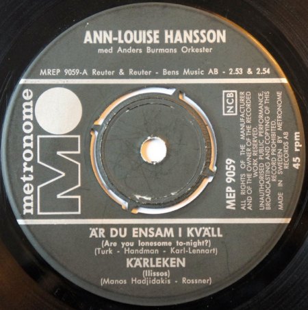 ANN-LOUISE HANSON
