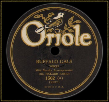 PICKARD FAMILY - BUFFALO GALS