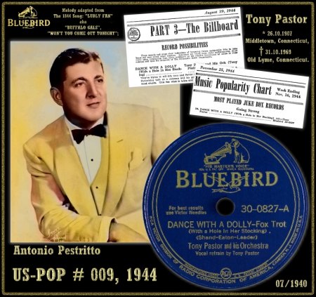 TONY PASTOR - DANCE WITH A DOLLY (WITH A HOLE IN HER STOCKING)