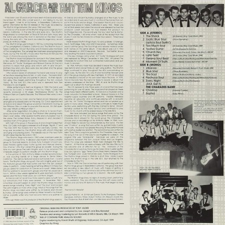 AL GARCIA & THE RHYTHM KINGS DIONYSUS LP BA-1135