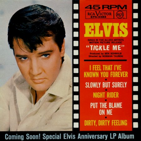 ELVIS PRESLEY RCA VICTOR (G) EP EPA-4383
