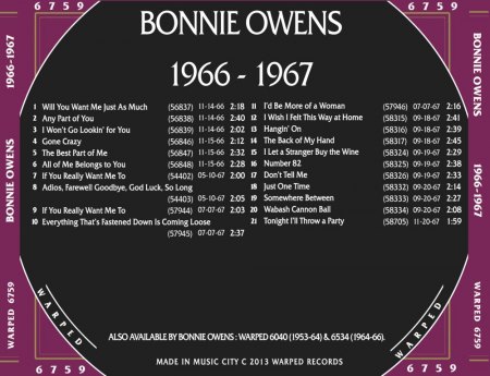 BONNIE OWENS