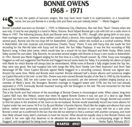 BONNIE OWENS
