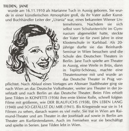 JANE TILDEN und ihr Clan