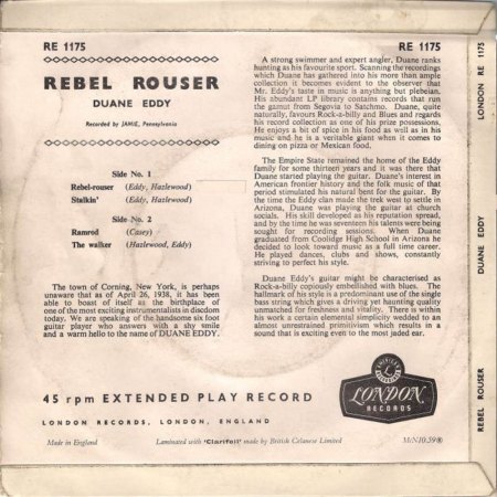 EDDY, Duane - englische Ausgaben!