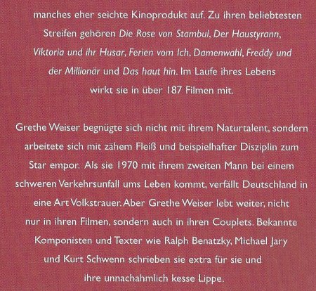 GRETHE WEISER