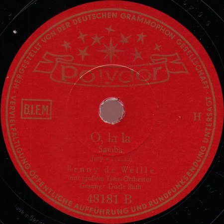 BENNY DE WEILLE