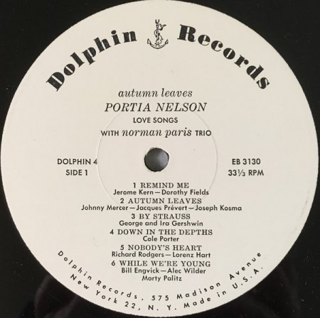 PORTIA ("LADY") NELSON