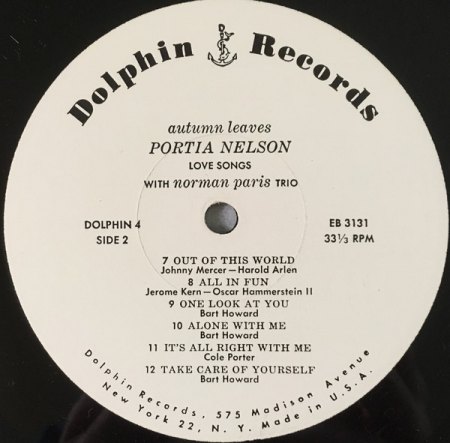 PORTIA ("LADY") NELSON