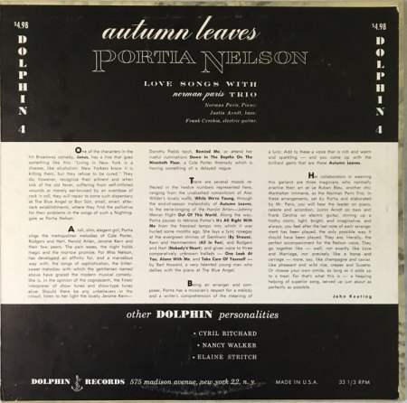 PORTIA ("LADY") NELSON