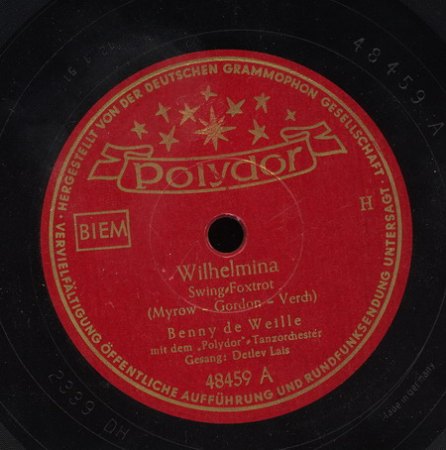 BENNY DE WEILLE