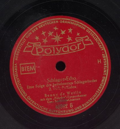 BENNY DE WEILLE