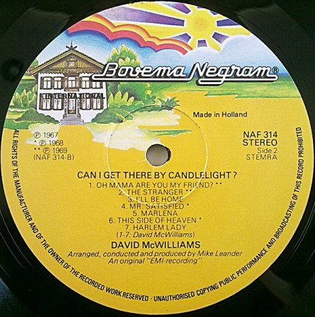 DAVID McWILLIAMS