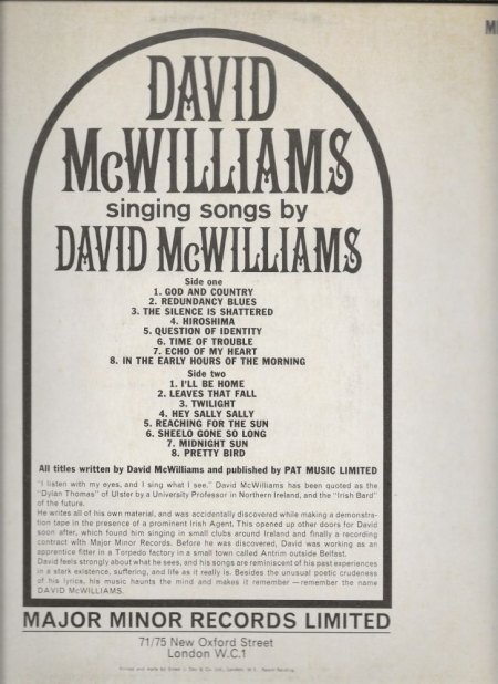 DAVID McWILLIAMS