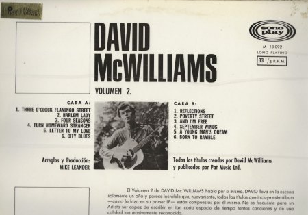 DAVID McWILLIAMS