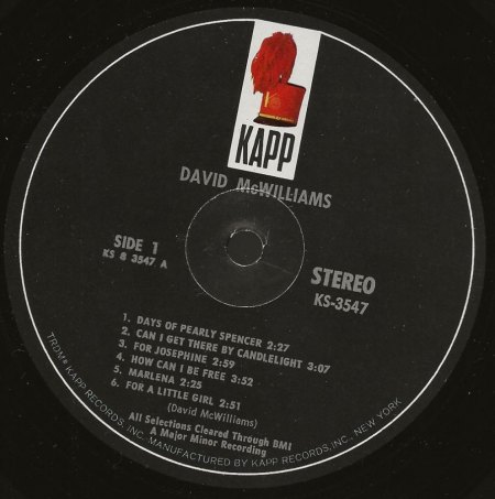 DAVID McWILLIAMS