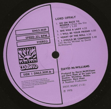 DAVID McWILLIAMS