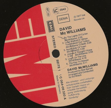 DAVID McWILLIAMS