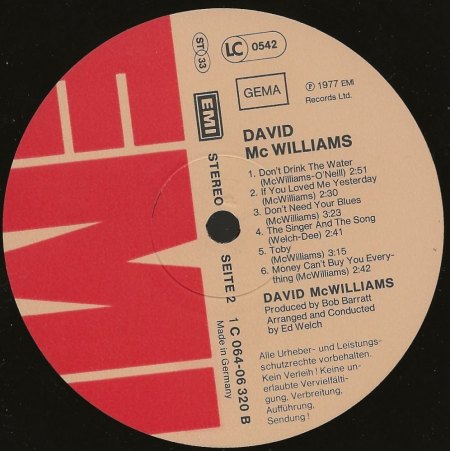 DAVID McWILLIAMS